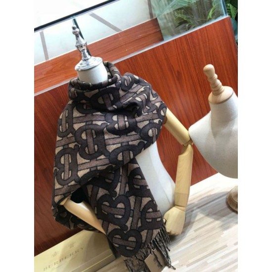 Replica Burberry TB Limit Edition Cashmere Scialle Caffè