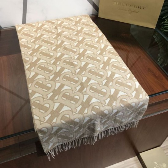 Replica Burberry TB Limit Edition Cashmere Scialle Albicocca