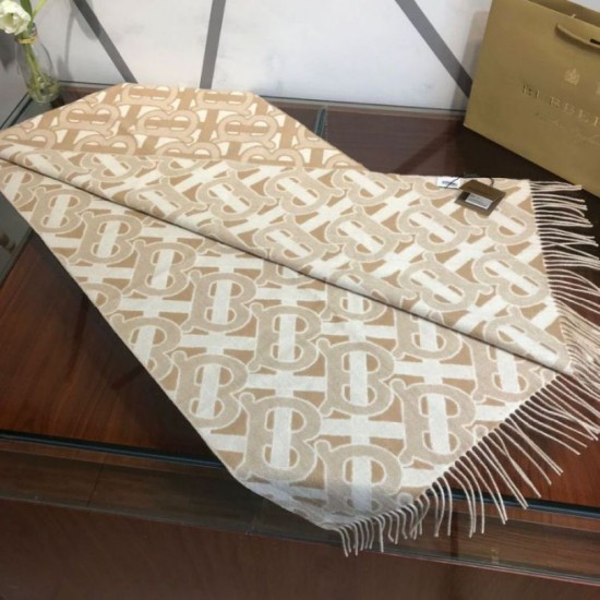 Replica Burberry TB Limit Edition Cashmere Scialle Albicocca