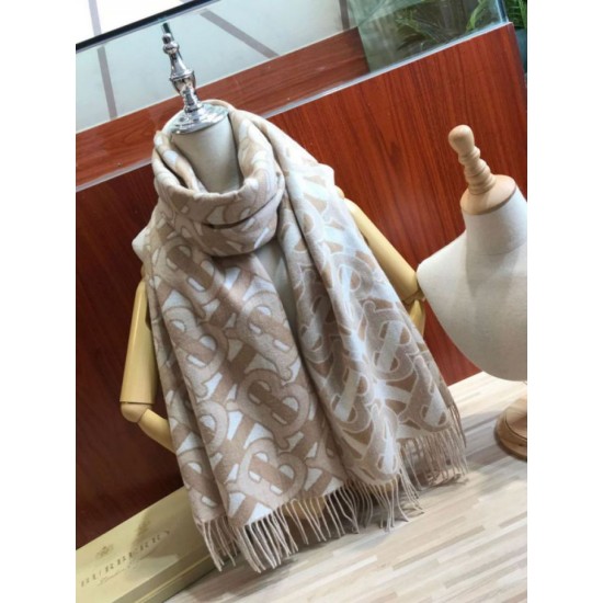 Replica Burberry TB Limit Edition Cashmere Scialle Albicocca