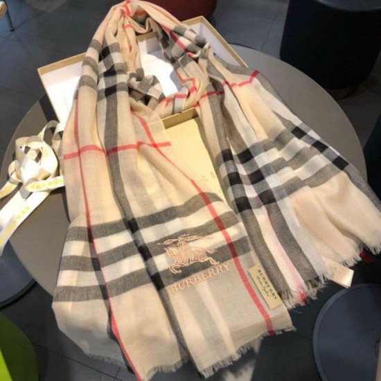 Replica Scialle Burberry Classic Horse Cashmere Beige
