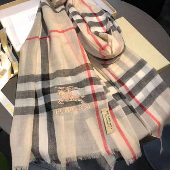Replica Scialle Burberry Classic Horse Cashmere Beige