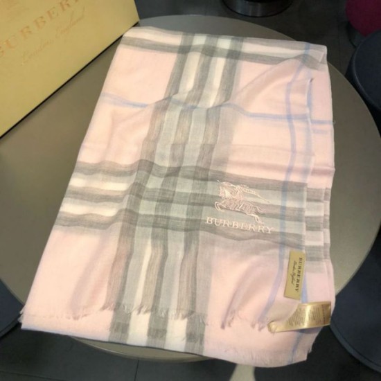 Replica Scialle Burberry Classic Horse Cashmere Rosa