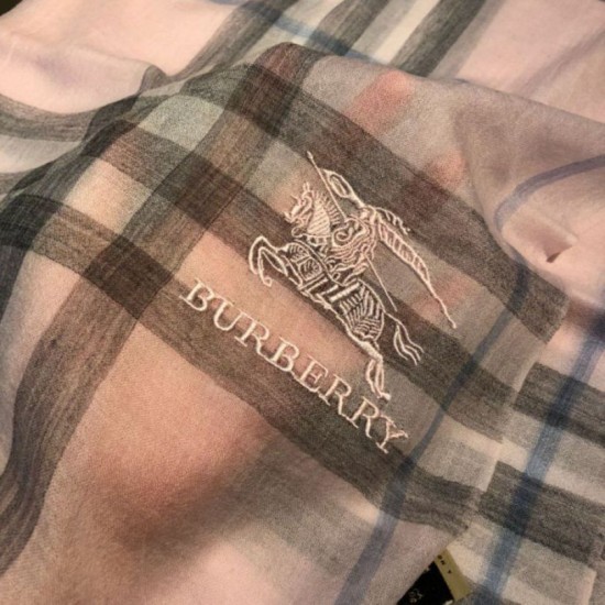 Replica Scialle Burberry Classic Horse Cashmere Rosa