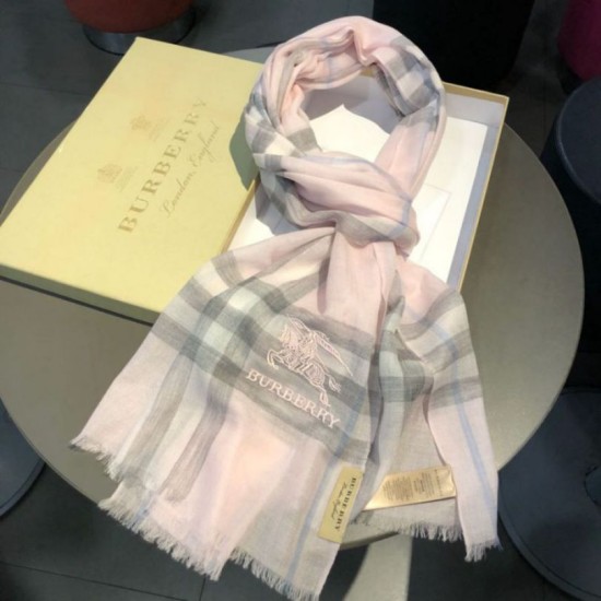 Replica Scialle Burberry Classic Horse Cashmere Rosa
