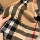Replica Scialle in cashmere con motivo check classico Burberry 70 x 220 marrone