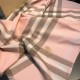 Replica Scialle in cashmere con motivo check classico Burberry 70 x 220 rosa