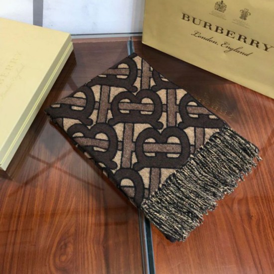 Replica Burberry TB Limit Edition Cashmere Scialle Caffè