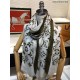 Replica Edge Pattern Monogram Cashmere Schawl Beige