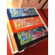 Replica Scialle in seta cashmere paesaggio Hermes 140 blu