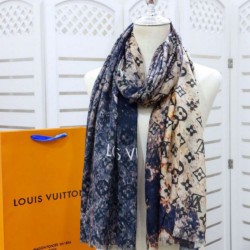 Replica Sciarpa Giant Pop Monogram Cashmere Blu