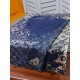 Replica Sciarpa Giant Pop Monogram Cashmere Blu