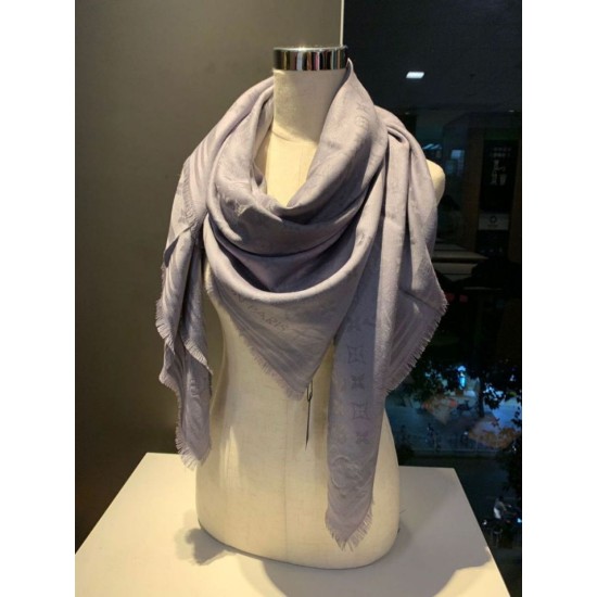 Replica Monogram Classic Shine Shawl 140 grigio