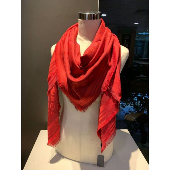 Replica Monogram Classic Shine Shawl 140 rosso