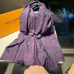 Replica Monogram Classic Shine Shawl 140 viola