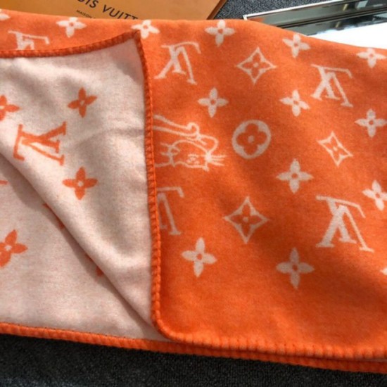 Replica Monogram Blanket Orange