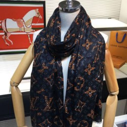 Replica Scialle Monogram Giant Jungle 110 x 200 Nero