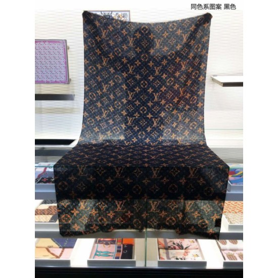 Replica Scialle Monogram Giant Jungle 110 x 200 Nero Replica Scialle Monogram Giant Jungle 110 x 200 Nero