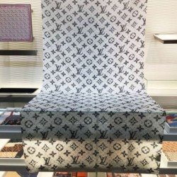 Replica Scialle Monogram Giant Jungle 110 x 200 bianco