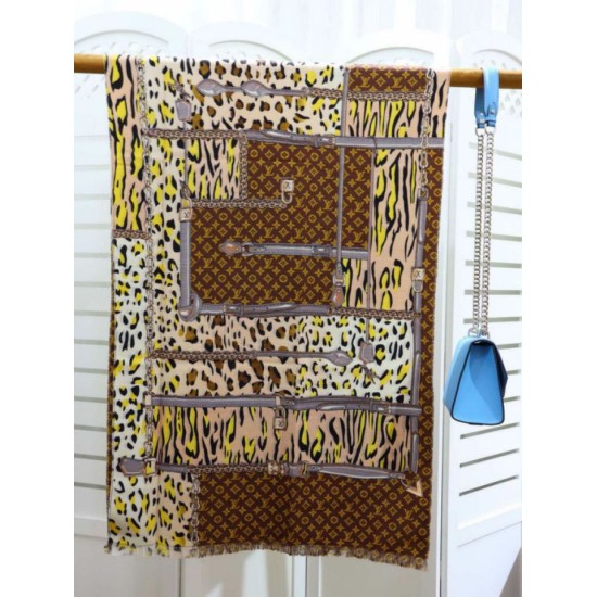 Replica Scialle Monogram Time Trunk Cashmere 80 x 200 Marrone Replica Scialle Monogram Time Trunk Cashmere 80 x 200 Marrone