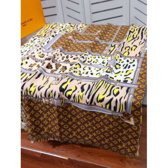 Replica Scialle Monogram Time Trunk Cashmere 80 x 200 Marrone Replica Scialle Monogram Time Trunk Cashmere 80 x 200 Marrone