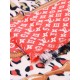 Replica Scialle Monogram Time Trunk Cashmere 80 x 200 rosso