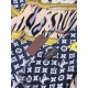 Replica Scialle Monogram Time Trunk Cashmere 80 x 200 Nero