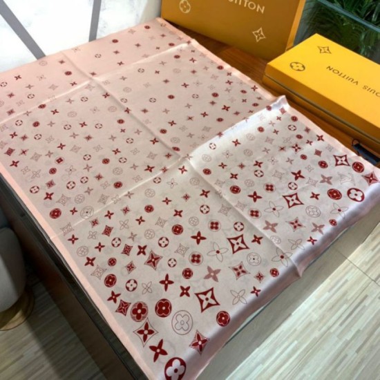 Replica Sciarpa Giant Pop Monogram Cashmere Rosa