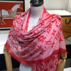 Replica Monogram motivo cachemire Schawl Rosa