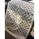 Replica Edge Pattern Monogram Cashmere Schawl Beige