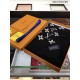 Replica Monogram Schawl Motivo a bordi neri Schawl nero