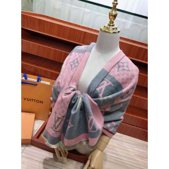 Replica Schahmere di seta check cashmere rosa