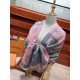 Replica Schahmere di seta check cashmere rosa
