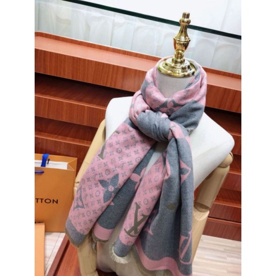 Replica Schahmere di seta check cashmere rosa
