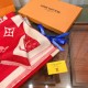 Replica in cashmere di seta check Schawl rosso