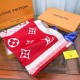 Replica in cashmere di seta check Schawl rosso