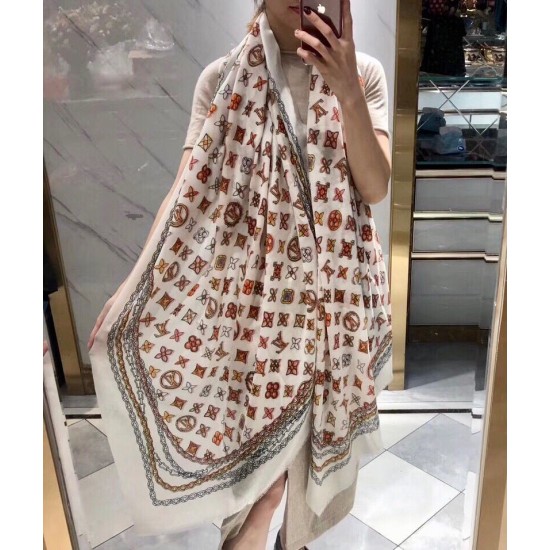 Replica Cashmere Silk Schawl Beige