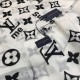 Replica Monogram Supreme Cashmere Silk Schawl Nero / Bianco