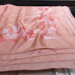 Replica Scialle di seta monogramma classico Rosa 140