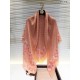 Replica Scialle di seta monogramma classico Rosa 140