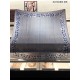 Replica Scialle in seta monogramma classico Azzurro 140