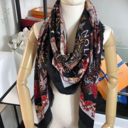 Replica Quadrato Sea Of Love Cashmere Schawl M73823 Nero