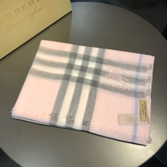 Replica Scialle Burberry Classic Horse Cashmere Rosa