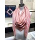 Replica Scialle di seta monogramma classico Rosa 140