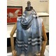 Replica Scialle in cashmere check classico Burberry blu