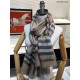 Replica Scialle in cashmere con motivo check classico Burberry marrone