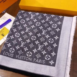 Replica Scialle Monogram Denim 140 M71378 Nero