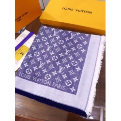 Replica Scialle Monogram Denim 140 M71382 Azzurro