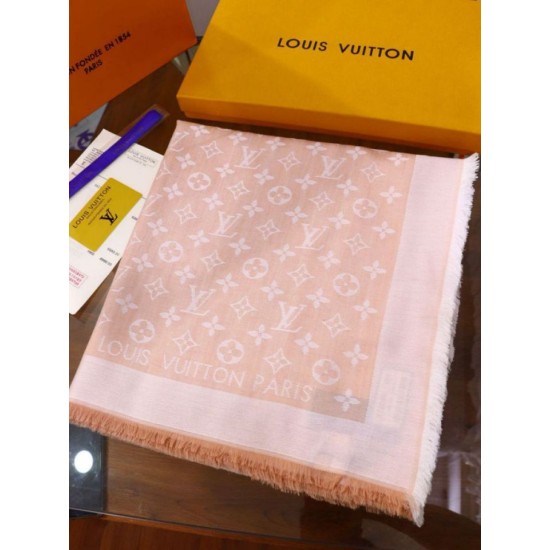 Replica Scialle Monogram Denim 140 Rosa