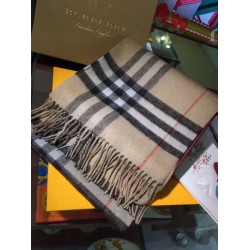 Replica Sciarpa Burberry classica in cashmere double face 30 x 168 Marrone